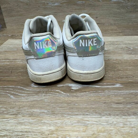 Nike Court Vision Low Next Nature White Leather Sneaker Women's Size 7 - Picture 3 of 5